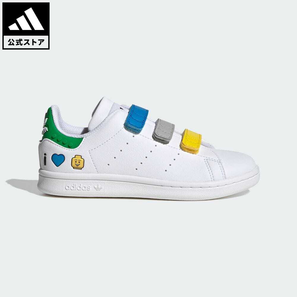 【公式】アディダス adidas 返品可 アディダス スタンスミス × LEGO キッズ / adidas Stan Smith × LEGO Kids オリジナルス キッズ／子供用 シューズ・靴 スニーカー 白 ホワイト IF2917 ローカットのサムネイル