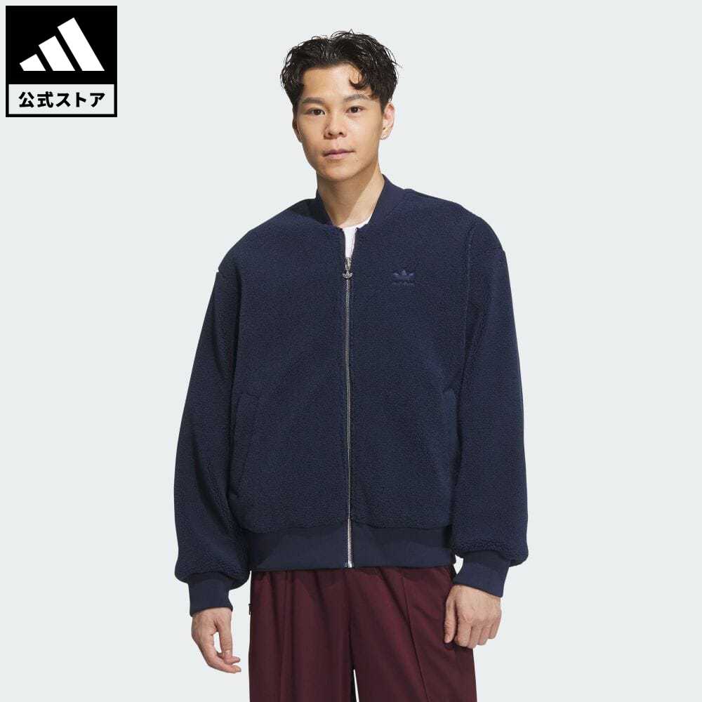 アディダス adidas 返品可 リバーシブル ボンバージャケット オリジナルス メンズ ウェア・服 アウター ジャケット 青 ブルー IN1027 上着 p0604