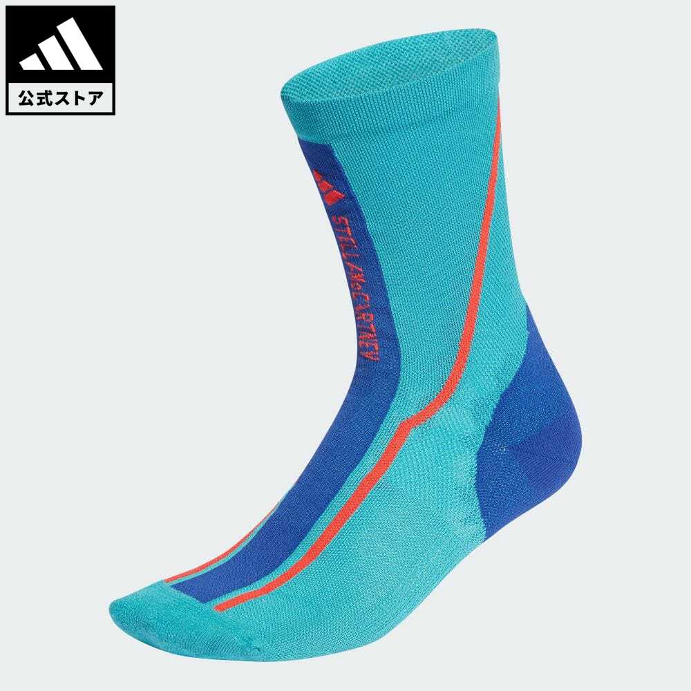 【公式】アディダス adidas 返品可 adidas by Stella McCartney クルーソックス バイ ステラ マッカートニー レディース アクセサリー ソックス・靴下 クルーソックス 青 ブルー IL6528