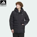 アディダス 【公式】アディダス adidas 返品可 デイリー ダウン ミッドレングスジャケット スポーツウェア メンズ ウェア・服 アウター ダウン 黒 ブラック IL8926 ダウンジャケット 上着