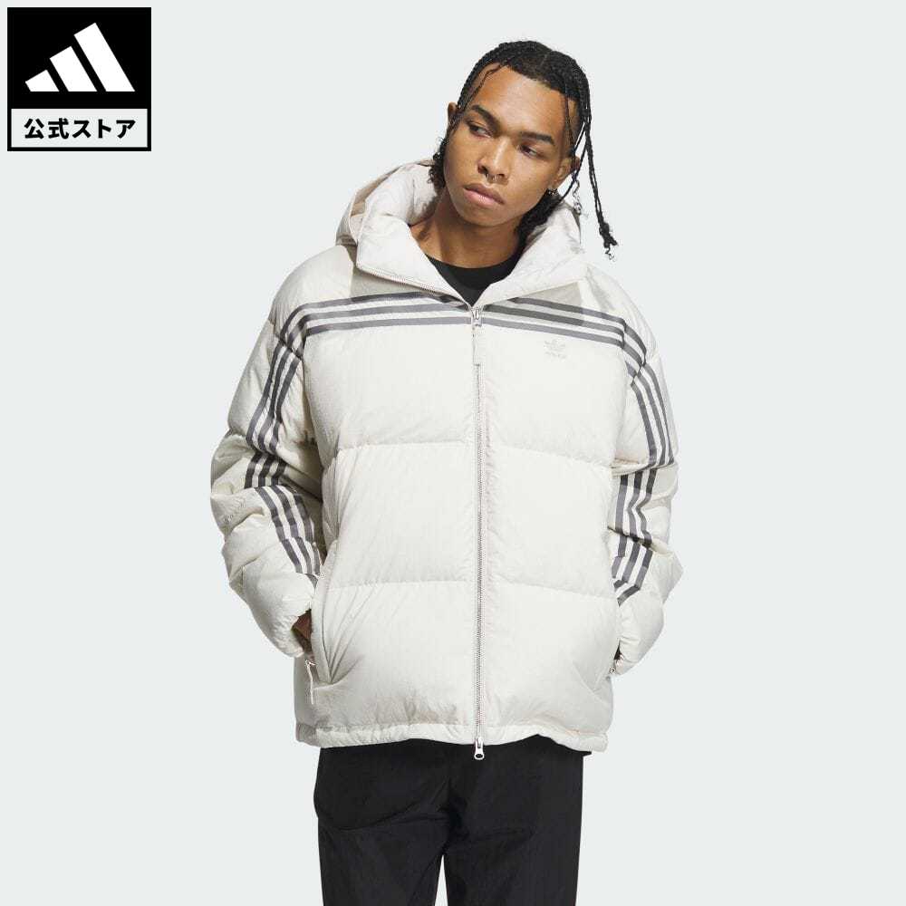 【50%OFF 8/4-8/10】【公式】アディダス adidas 返品可 グースダウンジャケット オリジナルス メンズ ウェア・服 アウター ダウン ブラウン IU4830 ダウンジャケット 上着 p0804のサムネイル