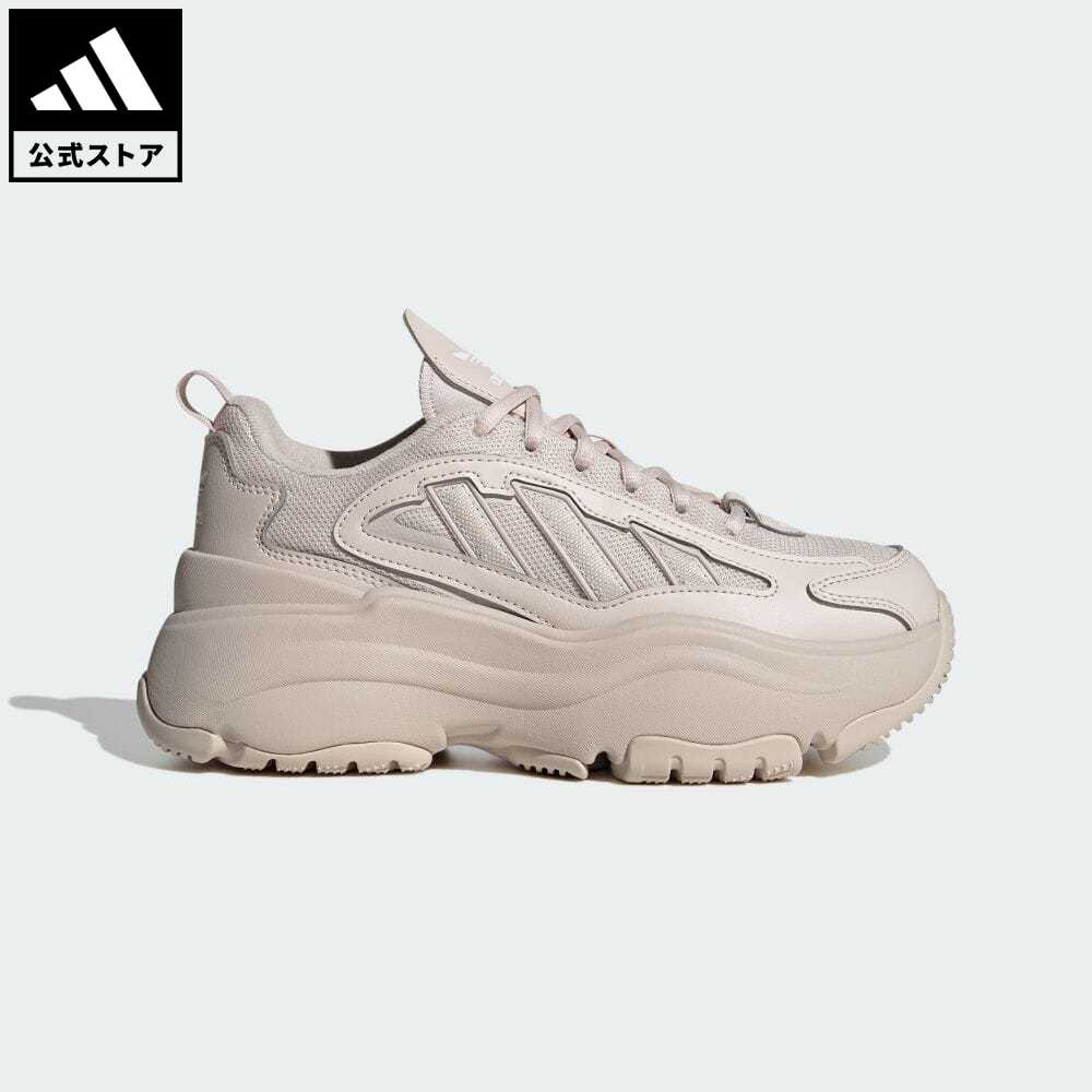 【公式】アディダス adidas 返品可 オズガイア / Ozgaia オリジナルス メンズ レディース シューズ・靴 スニーカー ピンク IG6049 ローカット 厚底スニーカー atzk