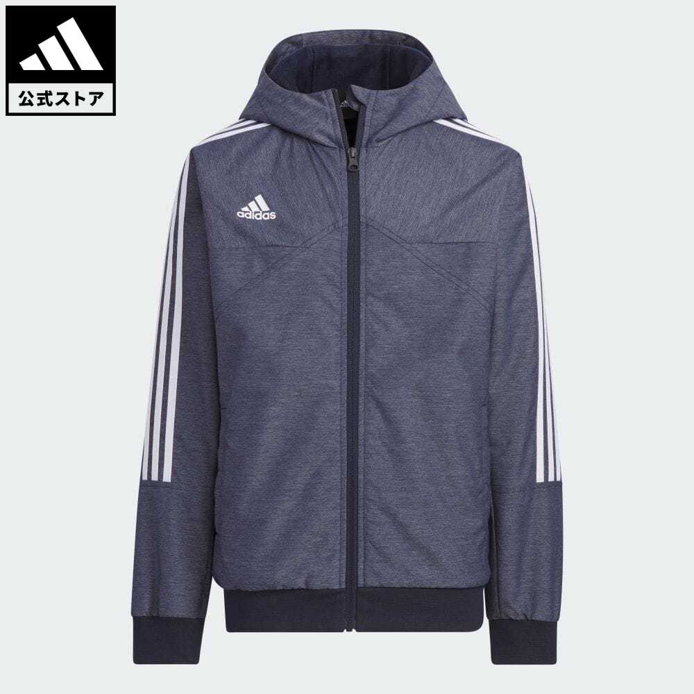 【公式】アディダス adidas 返品可 ティロ WIND. RDY デニムルック ウーブン レギュラーフィット ウインドブレーカージャケット スポーツウェア キッズ／子供用 ウェア・服 アウター ジャケット ジャージ 青 ブルー IK7378のサムネイル