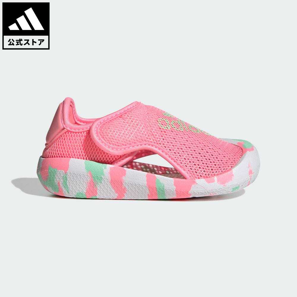 楽天adidas Online Shop 楽天市場店【20％OFF 6/4-6/11】【公式】アディダス adidas 返品可 アルタベンチャー スポーツ スイムサンダル / Altaventure Sport Swim Sandals スポーツウェア キッズ／子供用 シューズ・靴 サンダル スポーツサンダル 白 ホワイト HQ1282