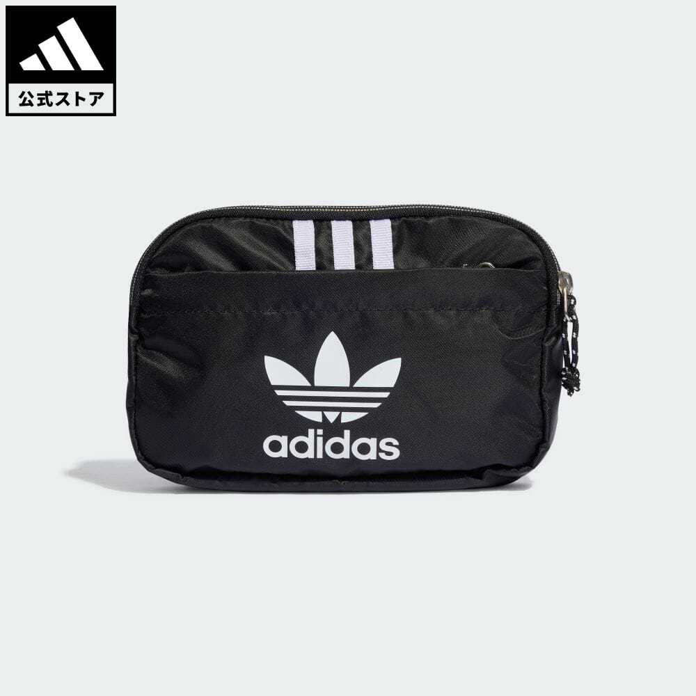 バッグ メンズ（5000円程度） 【公式】アディダス adidas 返品可 アディカラー アーカイブ ウエストバッグ オリジナルス メンズ レディース アクセサリー バッグ・カバン ウエストバッグ(ウエストポーチ) 黒 ブラック IT7599 ウエストポーチ ボディバッグ 父の日