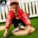 【公式】アディダス adidas 返品可 ディズニー ミッキーマウス ウインドブレーカー キッズ スポーツウェア キッズ／子供用 ウェア 服 アウター ウインドブレーカー 赤 レッド IN7296