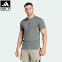 【公式】アディダス adidas 返品可 ジム・トレーニング Designed for Training ワークアウト半袖Tシャツ メンズ ウェア・服 トップス Tシャツ 緑 グリーン IS3814 半袖 streng strength