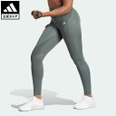 アディダス adidas 返品可 ジム・トレーニング Optime フルレングス レギンス レディース ウェア・服 ボトムス タイツ・レギンス 緑 グリーン IT9104 フィットネスウェア スポーツウェア レギンス streng strength