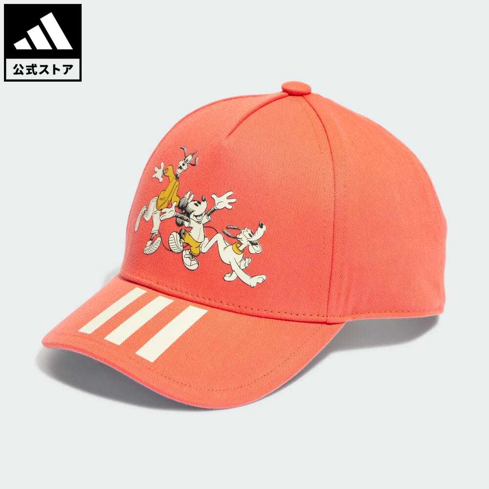 【公式】アディダス adidas 返品可 ディズニー ミッキーマウス キャップ キッズ キッズ／子供用 アクセサリー 帽子 キャップ 赤 レッド IU4863