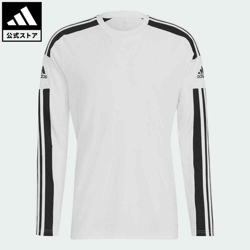 【公式】アディダス adidas 返品可 サッカー スクアドラ 21 長袖ジャージー メンズ ウェア・服 トップス ユニフォーム 白 ホワイト GN5793