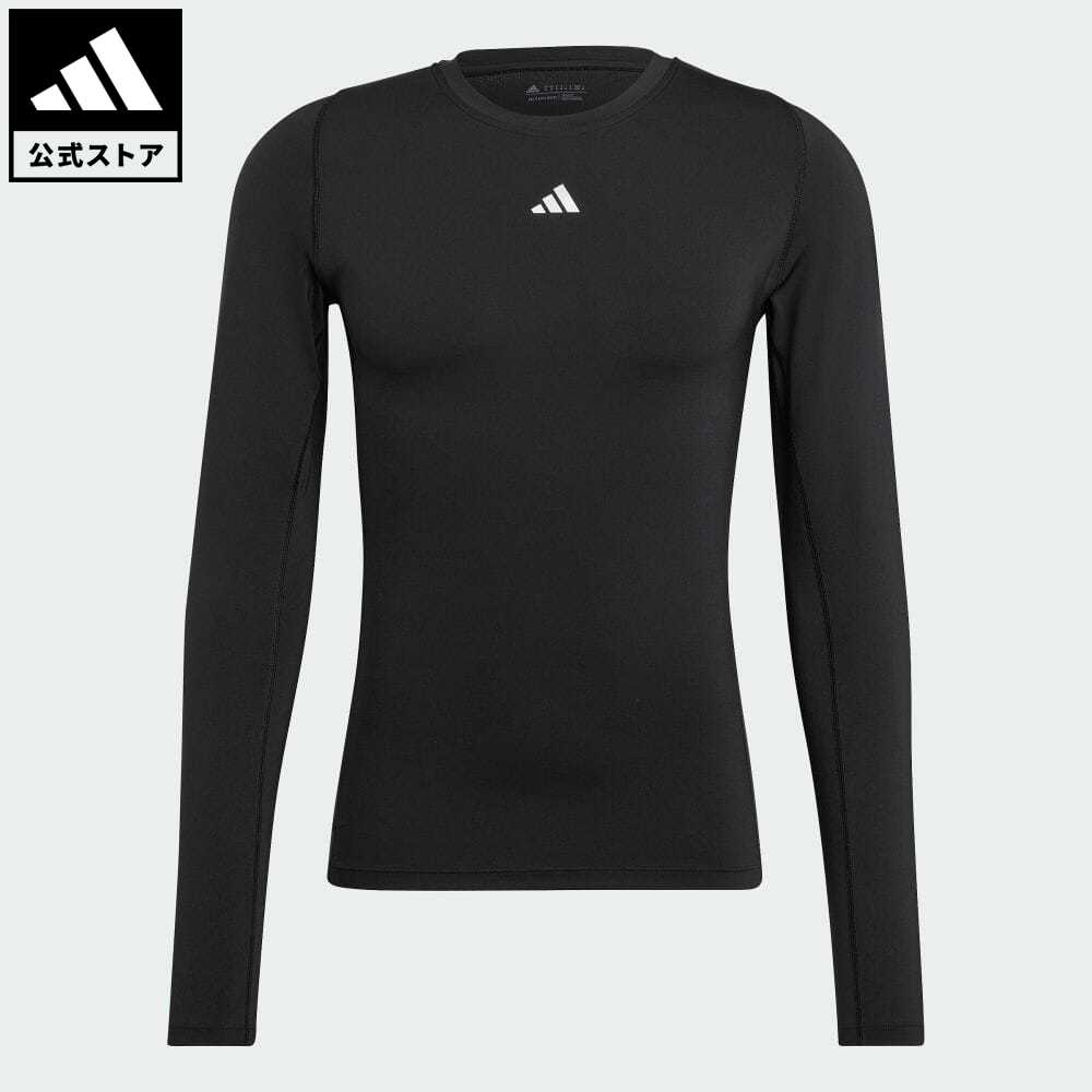 【公式】アディダス adidas 返品可 サッカー テックフィット AEROREADY 長袖Tシャツ メンズ ウェア 服 トップス Tシャツ 黒 ブラック HP0626 ロンt p0517