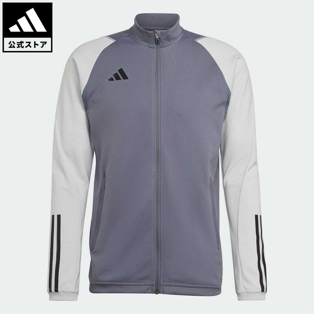 【公式】アディダス adidas 返品可 サッカー ティロ 23 コンペティション トレーニングジャケット メンズ ウェア・服 アウター ジャケット ジャージ グレー HP1908 上着 p0517