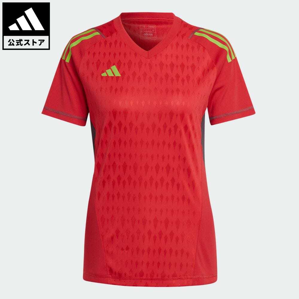 【1,000円OFFクーポン対象 6/4 20:00〜6/11 1:59】【公式】アディダス adidas 返品可 サッカー ティロ 23 Pro ゴールキーパー ジャージー レディース ウェア・服 トップス ユニフォーム 赤 レッド HR9767