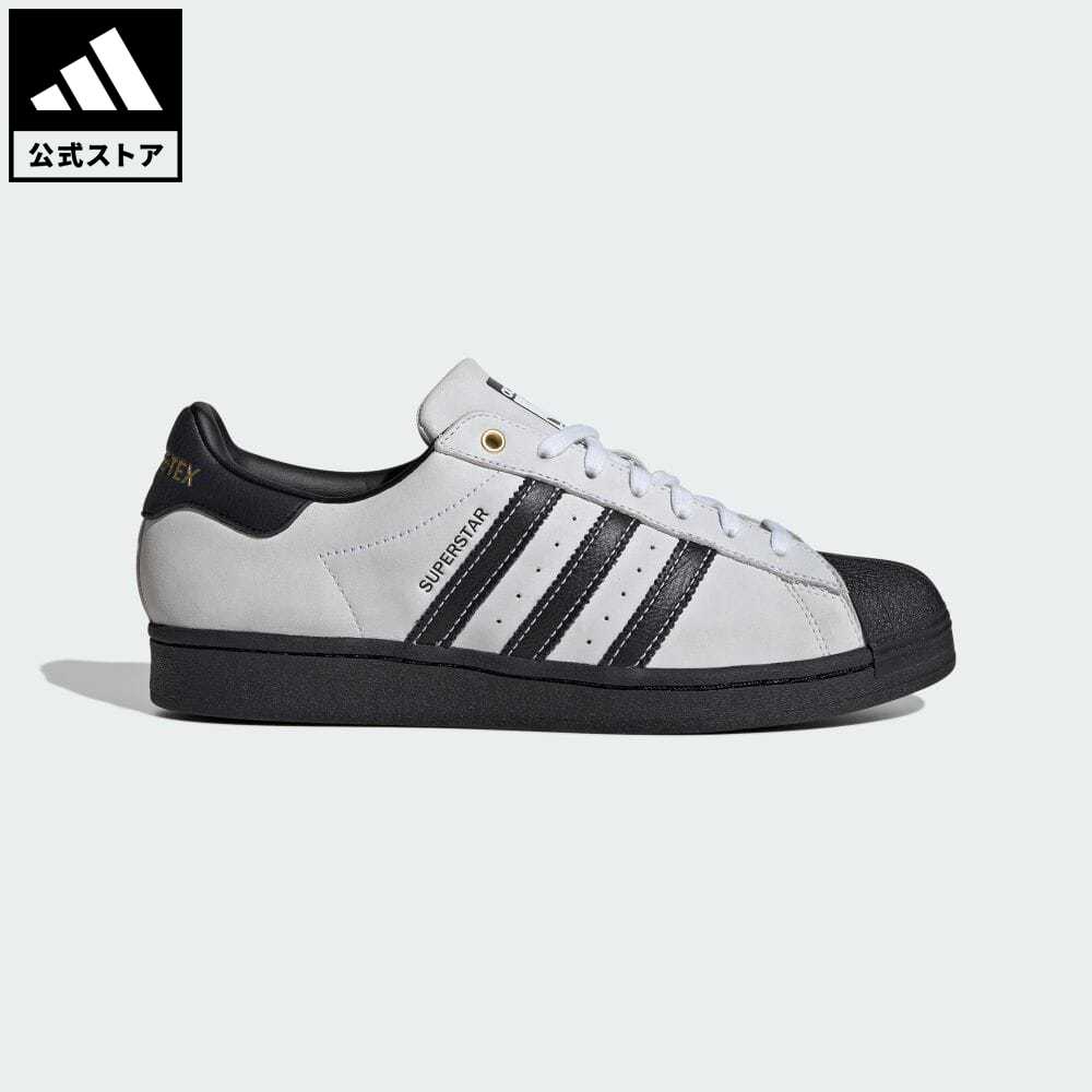 【公式】アディダス adidas 返品可 スーパースター GORE-TEX / Superstar GORE-TEX オリジナルス メンズ レディース シューズ・靴 スニーカー 黒 ブラック IF6162 ローカット