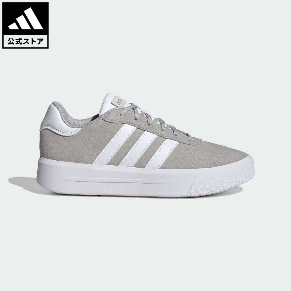 【公式】アディダス adidas 返品可 スケートボーディング コート シルク / Court Silk スポーツウェア レディース シューズ・靴 スニーカー グレー IG8611 ローカット p0517