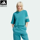 アディダス adidas 返品可 アディカラー Neuclassics Tシャツ オリジナルス レディース ウェア・服 トップス Tシャツ 青 ブルー IM1829 半袖