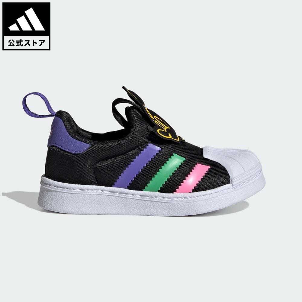 【公式】アディダス adidas 返品可 アディダス オリジナルス × ディズニー ミッキー SST 360 キッズ / adidas Originals × Disney Mickey SST 360 Kids オリジナルス キッズ／子供用 シューズ・靴 スニーカー 黒 ブラック IE0686 ローカット notpのサムネイル