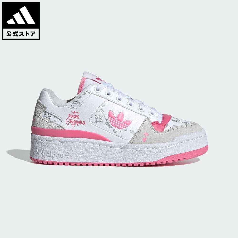 楽天adidas Online Shop 楽天市場店【公式】アディダス adidas 返品可 アディダス オリジナルス × ハローキティ&フレンズ フォーラムボールド / adidas Originals × Hello Kitty and Friends ForumBold オリジナルス キッズ／子供用 シューズ・靴 スニーカー 白 ホワイト IF1229 ローカット p0517