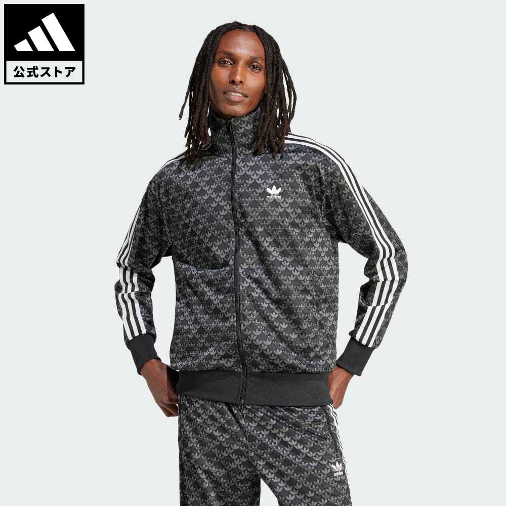 楽天adidas Online Shop 楽天市場店【公式】アディダス adidas 返品可 ファイヤーバード クラシック モノトラックトップ（ジャージ） オリジナルス メンズ ウェア・服 トップス ジャージ 黒 ブラック IS0218 上着