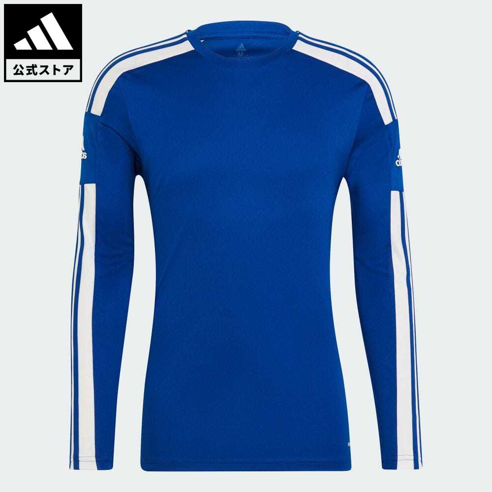 【公式】アディダス adidas 返品可 サッカー スクアドラ 21 長袖ジャージー メンズ ウェア・服 トップス ユニフォーム 青 ブルー GK9152 p0524