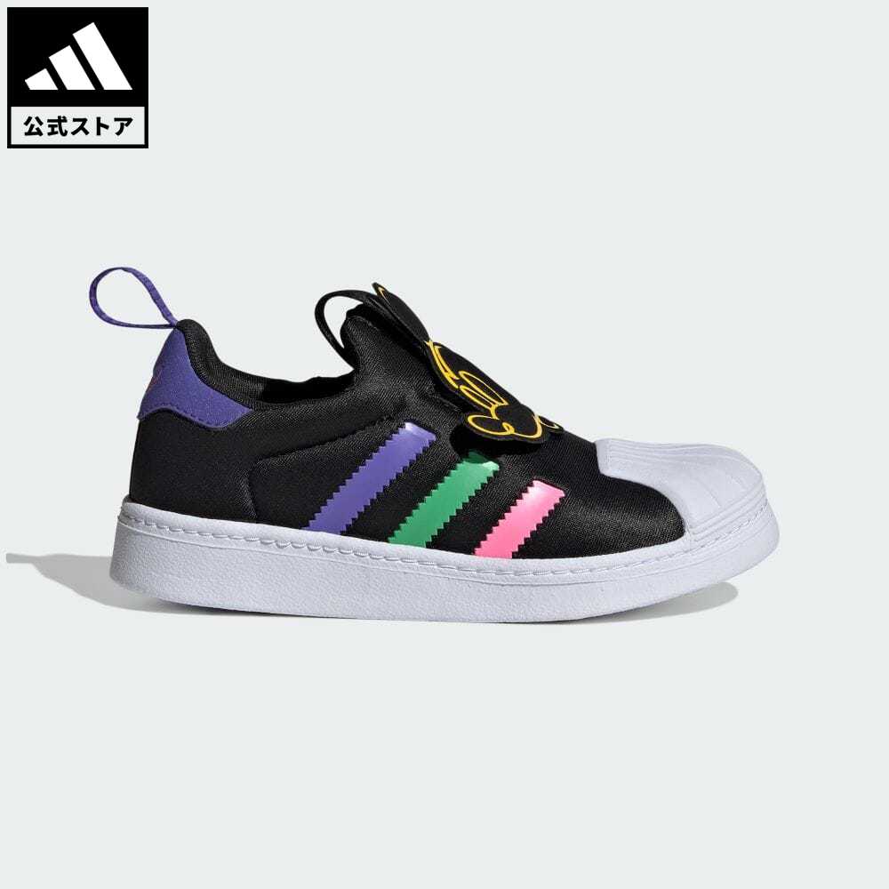 【公式】アディダス adidas 返品可 アディダス オリジナルス × ディズニー ミッキー SST 360 キッズ / adidas Originals × Disney Mickey SST 360 Kids オリジナルス キッズ／子供用 シューズ・靴 スニーカー 黒 ブラック IE0684 ローカット notpのサムネイル