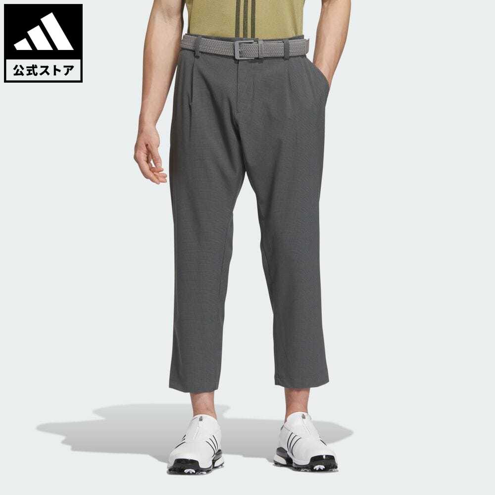 アディダス adidas 返品可 ゴルフ ULT365 ミニチェックストレッチアンクルパンツ メンズ ウェア・服 ボトムス パンツ グレー IN6643