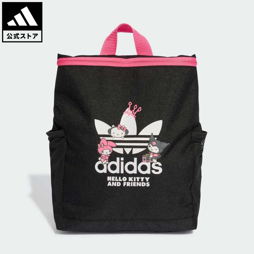 楽天adidas Online Shop 楽天市場店【公式】アディダス adidas 返品可 アディダス オリジナルス × ハローキティ&フレンズ バックパック キッズ オリジナルス キッズ／子供用 アクセサリー バッグ・カバン バックパック/リュックサック 黒 ブラック IT7342 リュック p0517