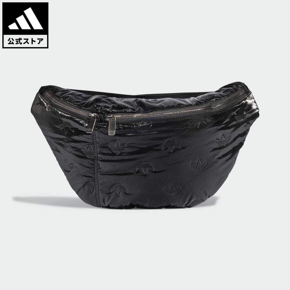 【60%OFF 8/4-8/10】【公式】アディダス adidas 返品可 パフィー サテン オーバーサイズ ウエストバッグ オリジナルス レディース アクセサリー バッグ・カバン ウエストバッグ(ウエストポーチ) 黒 ブラック II3394 ウエストポーチ ボディバッグ p0804のサムネイル