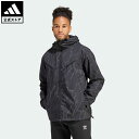 【公式】アディダス adidas 返品可 モントリオール 総柄プリント ウインドブレーカー オリジナルス メンズ ウェア 服 アウター ジャケット 黒 ブラック IM9878