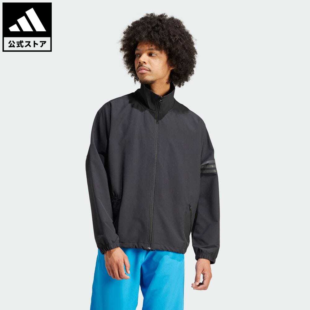 アディダス adidas 返品可 ストリート Neuclassics トラックトップ オリジナルス メンズ ウェア・服 トップス ジャージ 黒 ブラック IS2818 上着