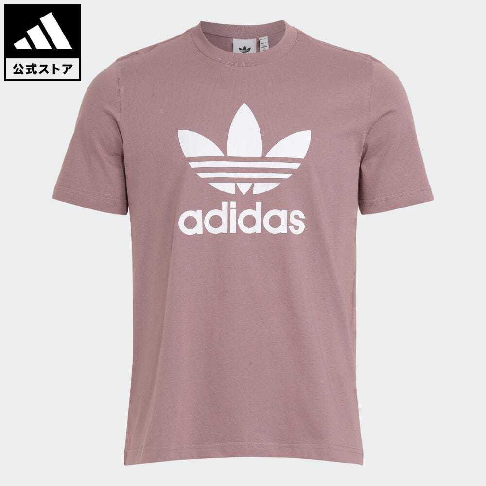 【20 OFFクーポン対象 5/9 10:00〜5/13 23:59】【公式】アディダス adidas 返品可 TREFOIL T-SHIRT オリジナルス メンズ ウェア 服 トップス Tシャツ ピンク HN5446 半袖 MAOR