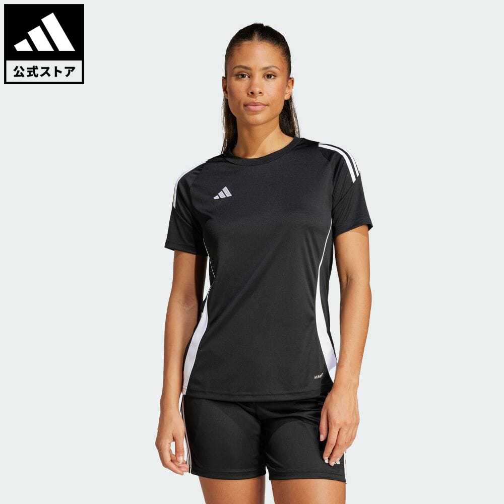 【公式】アディダス adidas 返品可 サッカー ティロ 24 ジャージー レディース ウェア・服 トップス ユニフォーム 黒 ブラック IJ7675 notp