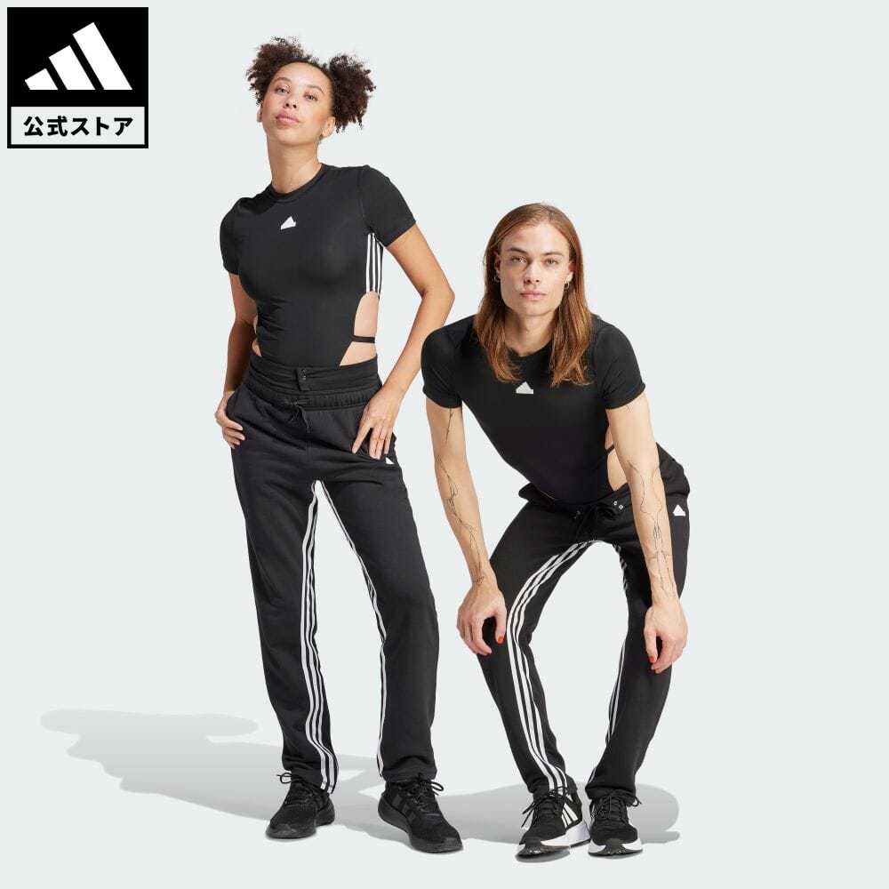 【公式】アディダス adidas 返品可 ダンス オールジェンダー バーサタイル フレンチテリーパンツ スポーツウェア レディース ウェア・服 ボトムス スウェット（トレーナー） パンツ 黒 ブラック IN1830 スウェット