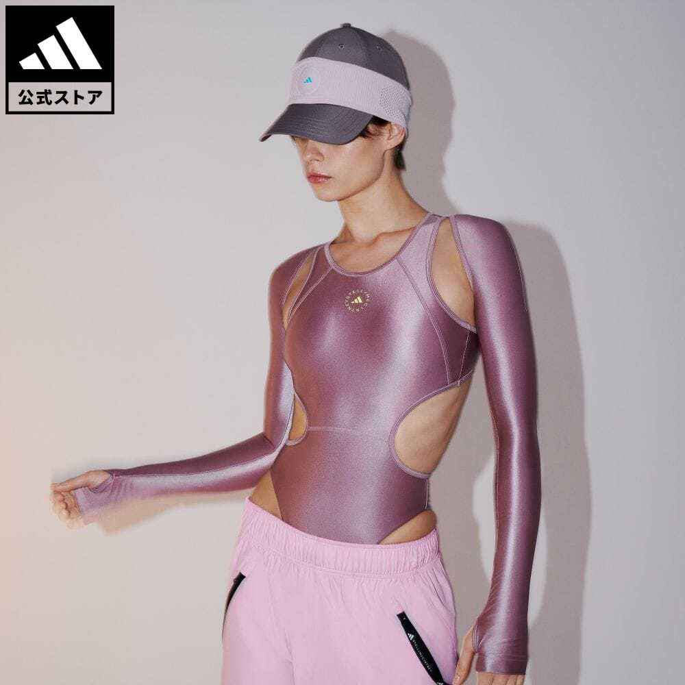 【公式】アディダス adidas 返品可 adidas by Stella McCartney レオタード バイ ステラ マッカートニー レディース ウェア 服 オールインワン レオタード 紫 パープル IN3659 notp