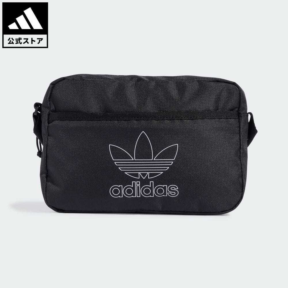 【公式】アディダス adidas 返品可 スモール エアライナーバッグ オリジナルス メンズ レディース アクセサリー バッグ カバン ショルダーバッグ 黒 ブラック IS4585 母の日