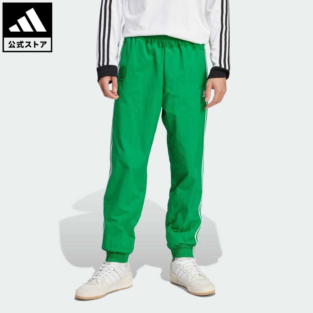 【公式】アディダス adidas 返品可 アディカラー ウーブン ファイヤーバードトラックパンツ（ジャージ） オリジナルス メンズ ウェア 服 ボトムス ジャージ パンツ 緑 グリーン IT2502 下 p0517 父の日