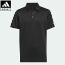 アディダス adidas 返品可 ゴルフ BOYS ベーシックドライポロ キッズ／子供用 ウェア・服 トップス ポロシャツ 黒 ブラック IU3513