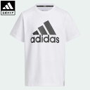 【公式】アディダス adidas 返品可 エッセンシャルズ プラス ビッグロゴ 半袖Tシャツ スポーツウェア キッズ／子供用 ウェア 服 トップス Tシャツ 白 ホワイト JE1743 半袖 notp