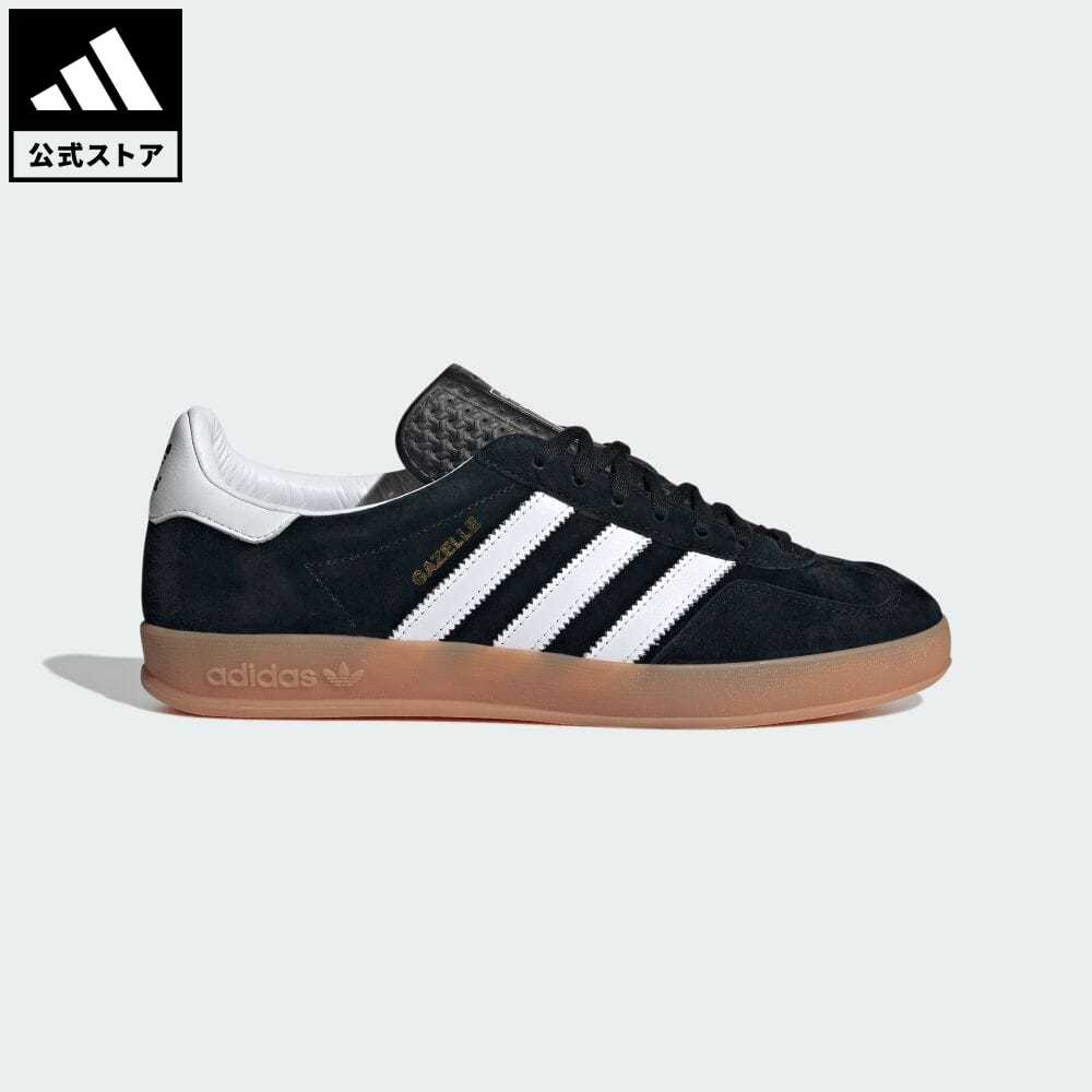 【公式】アディダス adidas 返品可 ガゼル インドア / Gazelle Indoor オリジナルス メンズ レディース シューズ 靴 スニーカー 黒 ブラック H06259 ローカット p0517