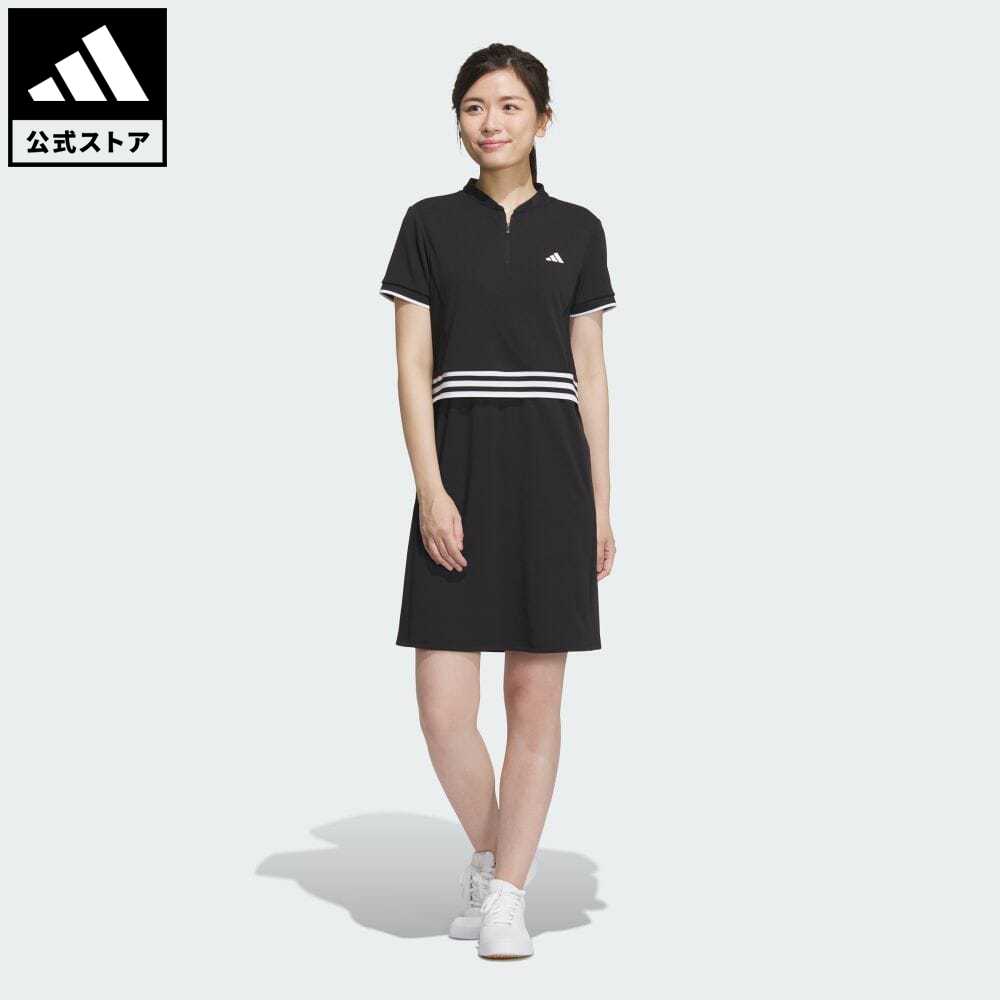 【公式】アディダス adidas 返品可 ゴルフ 3ストライプス レイヤードライクワンピース レディース ウ...