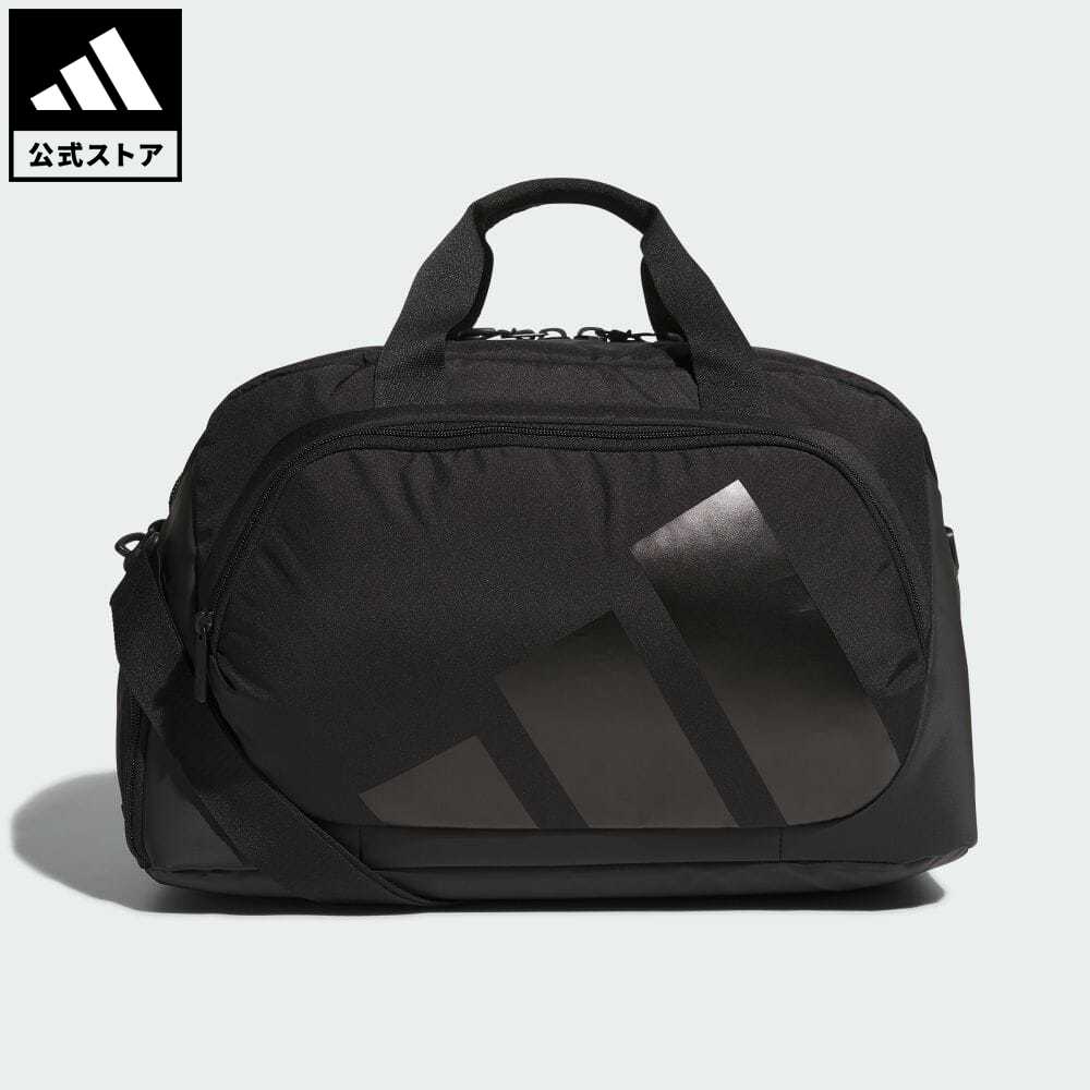 アディダス adidas 返品可 ラッピング不可 ゴルフ シューズポケット付き ボールドロゴダッフルバッグ メンズ アクセサリー バッグ・カバン スポーツバッグ 黒 ブラック IN2682 ボストンバッグ