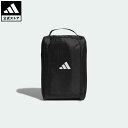 【公式】アディダス adidas 返品可 ゴルフ サイドメッシュ ロゴシューズバッグ メンズ レディース アクセサリー バッグ カバン シューズバッグ シューズケース 黒 ブラック IN2693 シューズケース