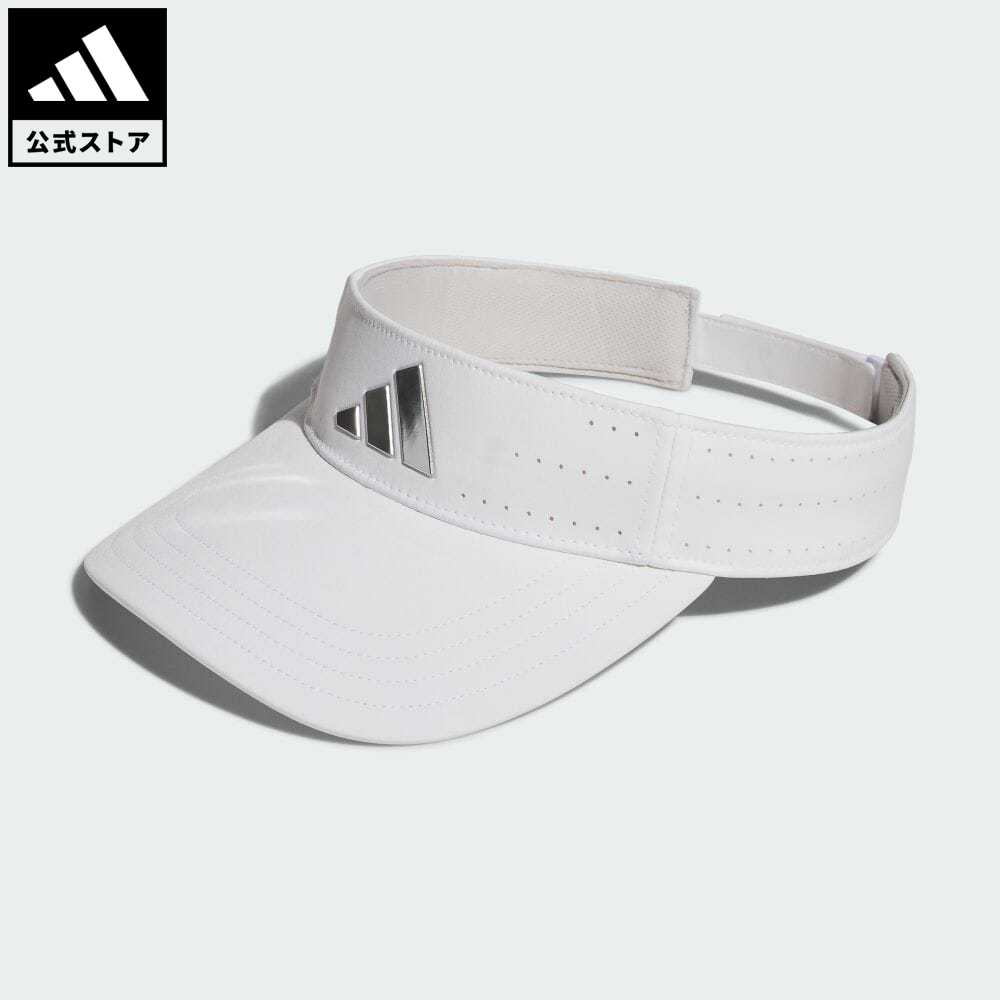 アディダス 帽子 メンズ 【公式】アディダス adidas 返品可 ゴルフ メタルロゴ バイザー メンズ レディース アクセサリー 帽子 サンバイザー 白 ホワイト IN2713 サンバイザー