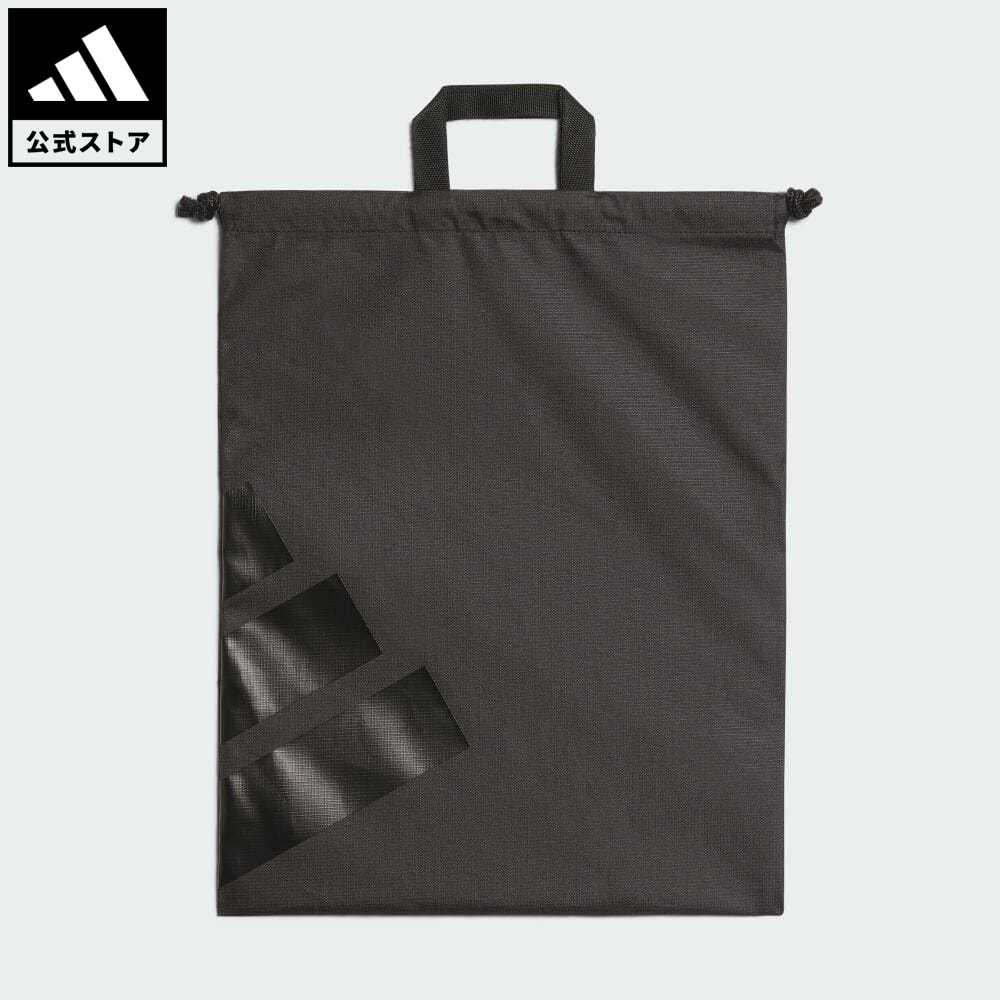 楽天adidas Online Shop 楽天市場店【公式】アディダス adidas 返品可 ゴルフ ボールドロゴ シューズサック メンズ アクセサリー バッグ・カバン ジムサック 黒 ブラック IN2763 ナップサック