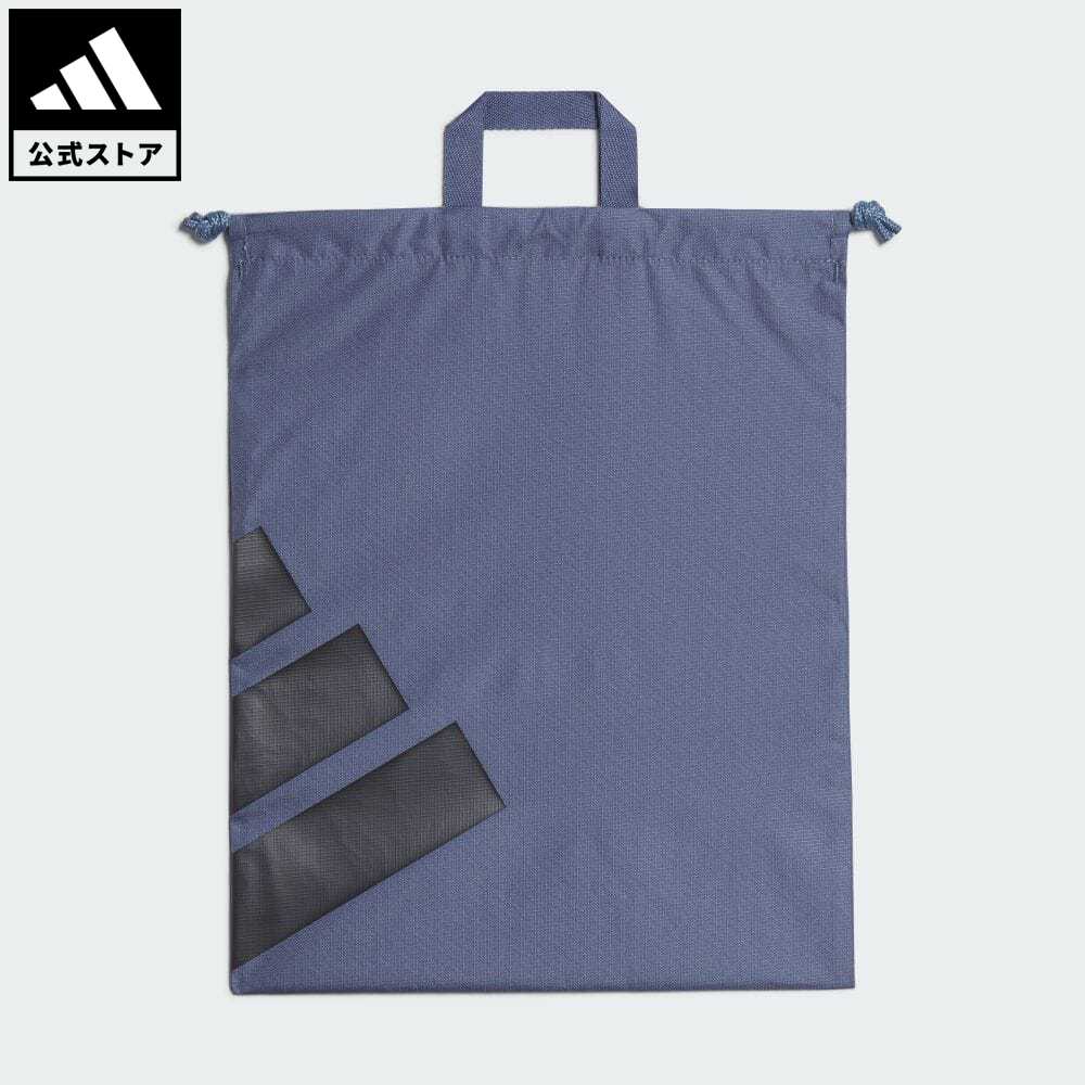 楽天adidas Online Shop 楽天市場店【公式】アディダス adidas 返品可 ゴルフ ボールドロゴ シューズサック メンズ アクセサリー バッグ・カバン ジムサック 青 ブルー IN2765 ナップサック