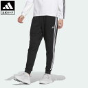 【公式】アディダス adidas 返品可 エッセンシャルズ プラス レギュラーフィット スリーストライプス フレンチテリー カフパンツ スポーツウェア メンズ ウェア 服 ボトムス スウェット（トレーナー） パンツ 黒 ブラック JF3934 スウェット notp