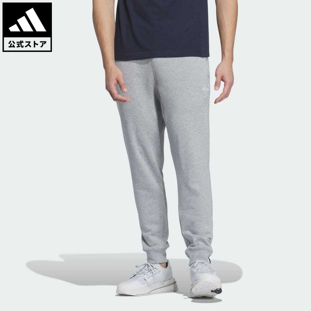 アディダス adidas 返品可 エッセンシャルズ プラス スモールロゴ スウェットパンツ スポーツウェア メンズ ウェア・服 ボトムス スウェット（トレーナー） パンツ グレー JF3950 notp スウェット fd24 父の日