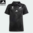 【公式】アディダス adidas 返品可 ラグビー オールブラックス ラグビー ホームユニフォーム キッズ キッズ／子供用 ウェア・服 トップス ユニフォーム 黒 ブラック HZ9783