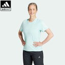 【公式】アディダス adidas 返品可 ランニング オウン ザ ラン 半袖Tシャツ レディース ウェア・服 トップス Tシャツ 青 ブルー IL4131 ランニングウェア 半袖