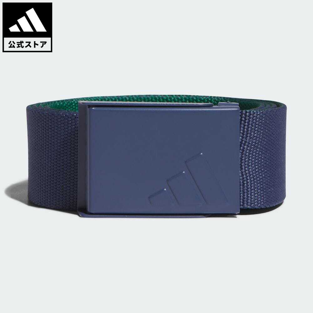 【公式】アディダス adidas 返品可 ゴルフ リバーシブル ウェビングベルト メンズ アクセサリー ベルト 青 ブルー IP0318
